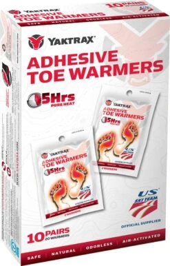 Yaktrax Adhesive Toe Warmers 5 Hours (10 Pack) 9 Yaktrax Adhesive Toe Warmers 5 Hours (10 Pack) -Pinnacle Cycling 12734685da448ee09a0f2.35524436