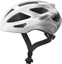 Pinnacle Cycling 9 Abus Macator Road Helmet White / Silver