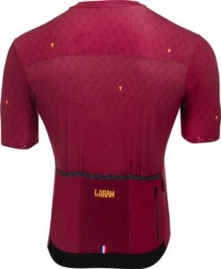 LeBram Chaussy Bordeaux Short Sleeve Jersey Tailored Fit -Pinnacle Cycling 16332935f28b7e7addb57.43742540