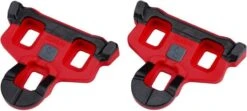 Pair Of BBB PowerClip 3 ° Red Cleats
