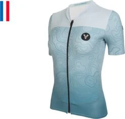 LeBram Women's Grand Ballon Blue Tailored Fit Short Sleeve Jersey