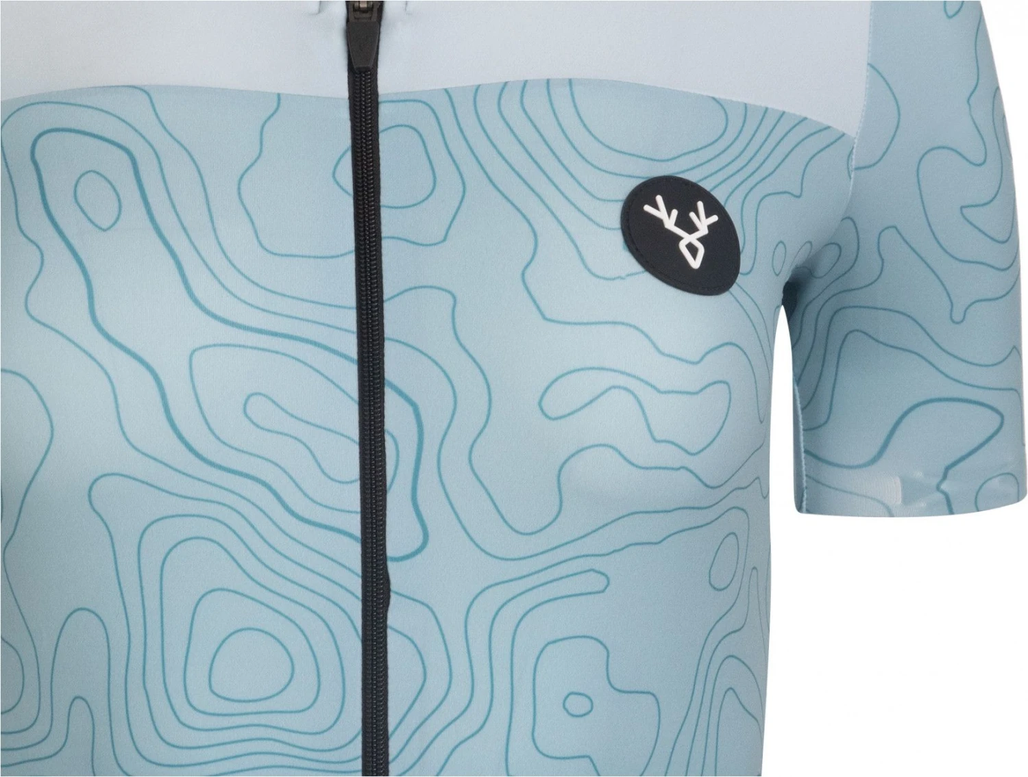 LeBram Women's Grand Ballon Blue Tailored Fit Short Sleeve Jersey 6 LeBram Women's Grand Ballon Blue Tailored Fit Short Sleeve Jersey - Image 4