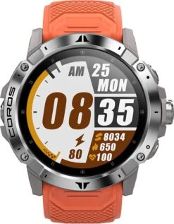 Coros Vertix 2 Sport Watch Lava Orange