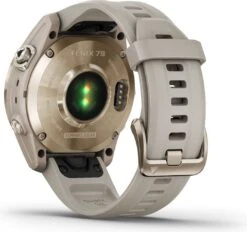 Garmin Fenix 7S Sapphire Solar Titanium Sport Watch Light Gold / Beige -Pinnacle Cycling 218570661e03d3b1ed9e4.74648806