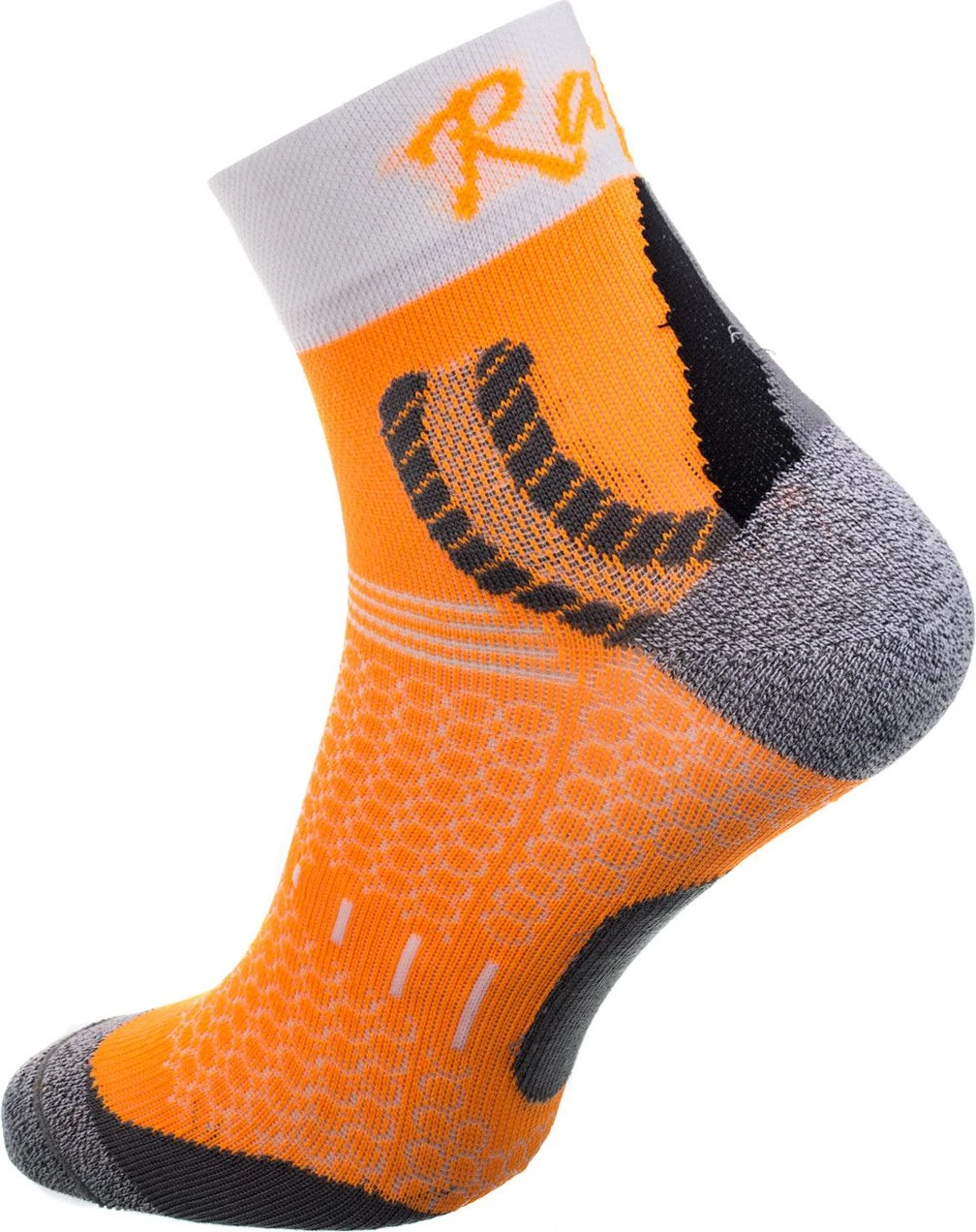 Rafa'l Nairobie Socks Orange Fluo White 3 Rafa'l Nairobie Socks Orange Fluo White - Image 2