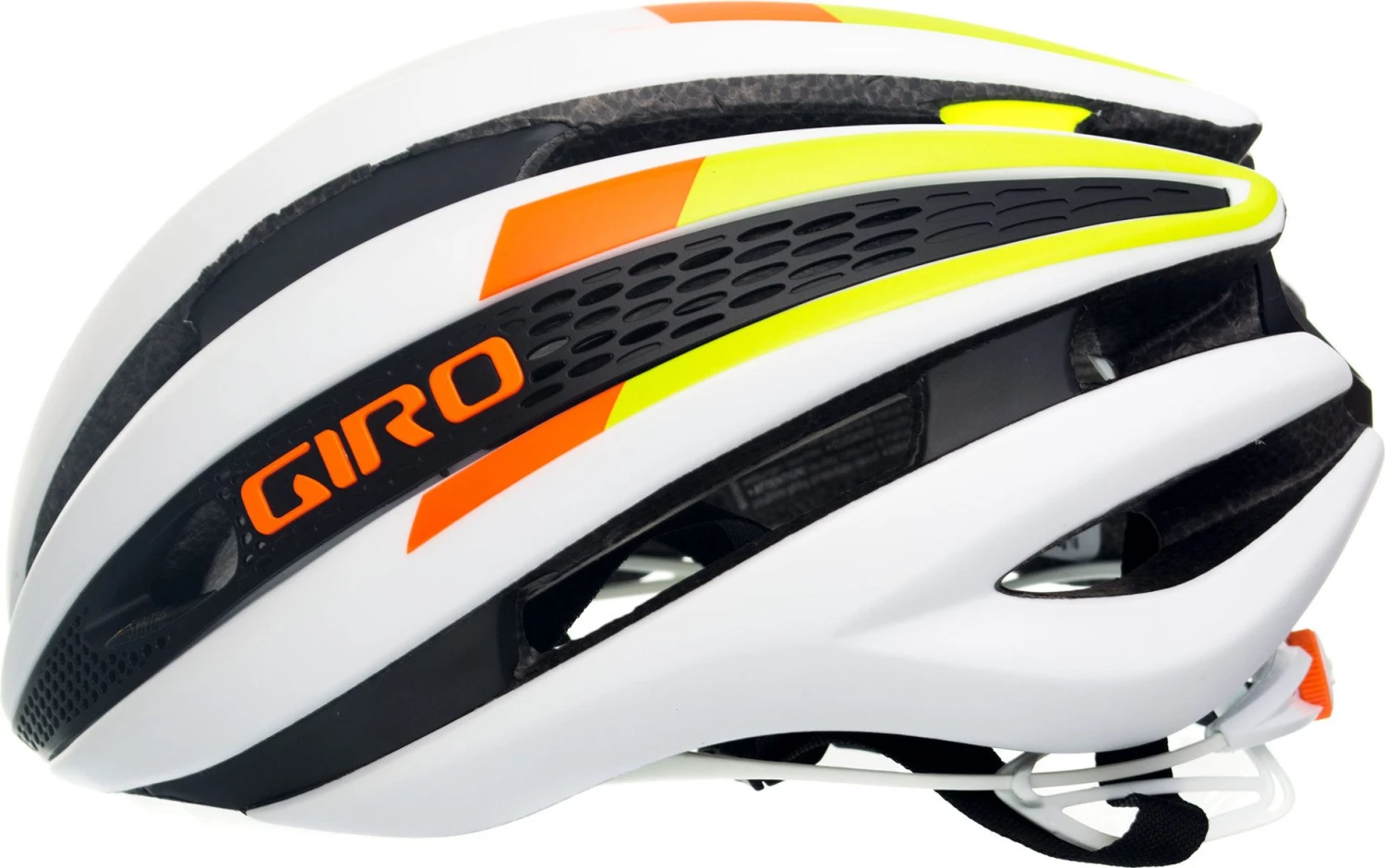 GIRO Helmet SYNTHE White Green Orange 6 GIRO Helmet SYNTHE White Green Orange - Image 4