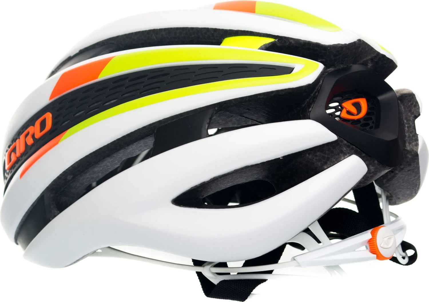 GIRO Helmet SYNTHE White Green Orange 7 GIRO Helmet SYNTHE White Green Orange - Image 5