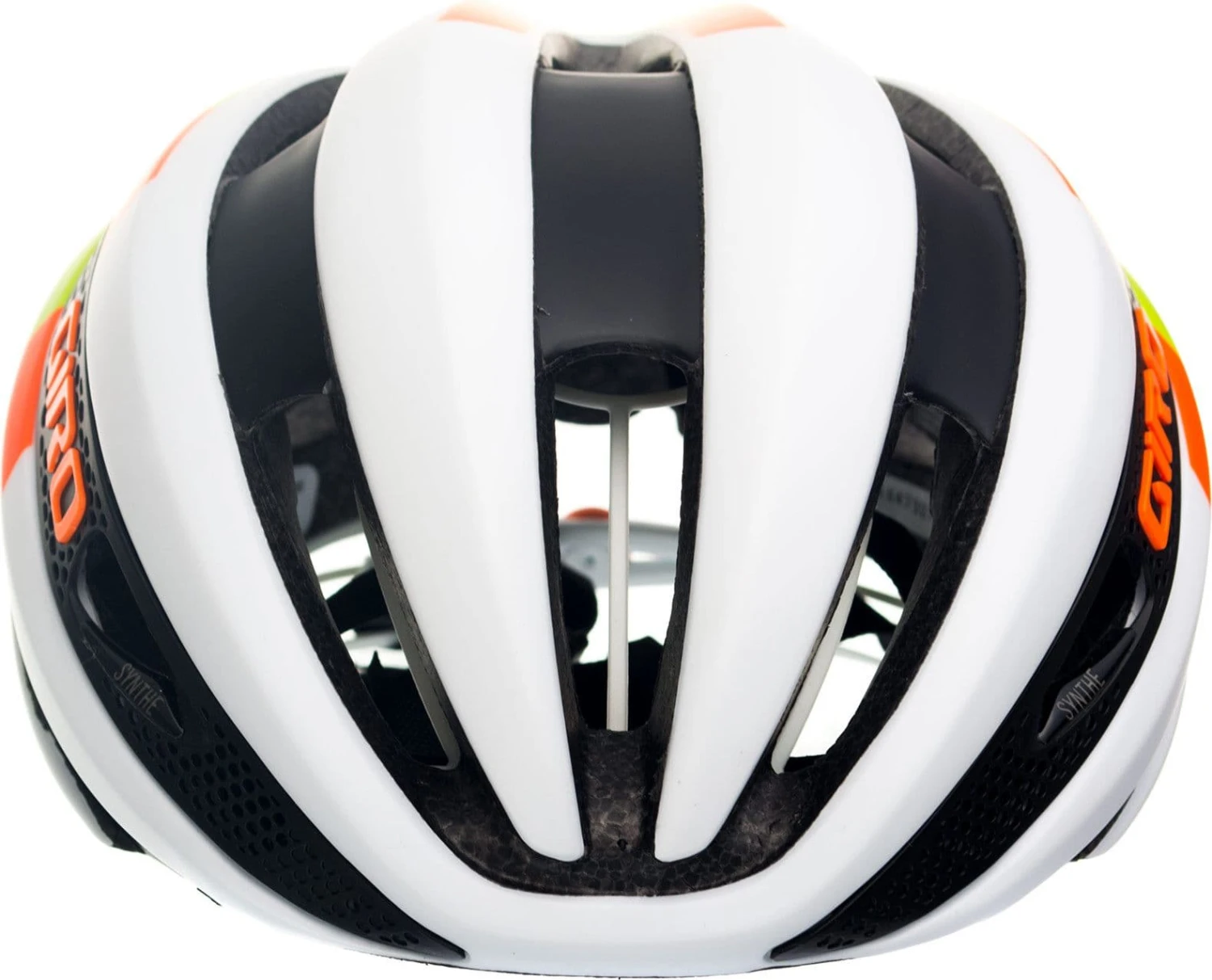 GIRO Helmet SYNTHE White Green Orange 9 GIRO Helmet SYNTHE White Green Orange - Image 7